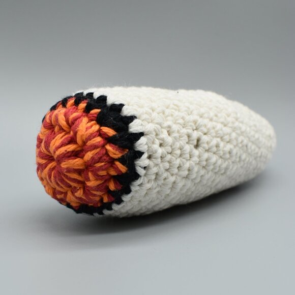 Handcrafted Crochet Catnip Doobie Cat Toy - Picture 5 of 7